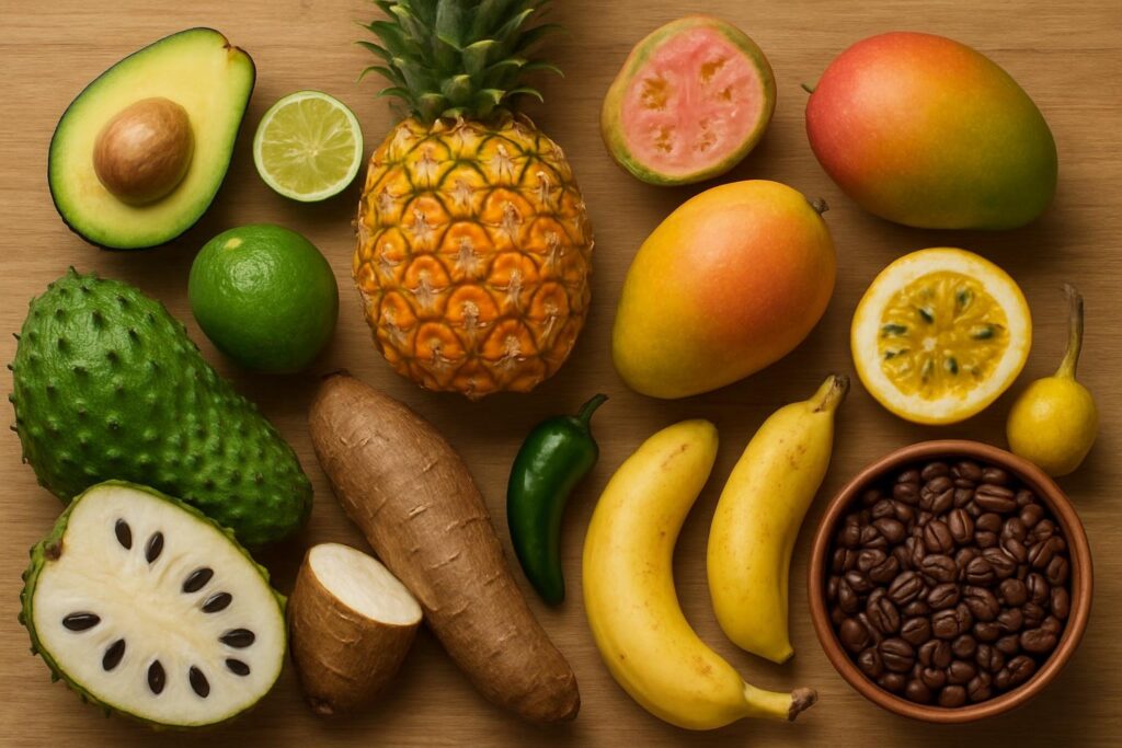 Prodotti "frutta esotica e caffè" offerta prodotti commercio all'ingrosso prodotti alimentari Tutto food import export